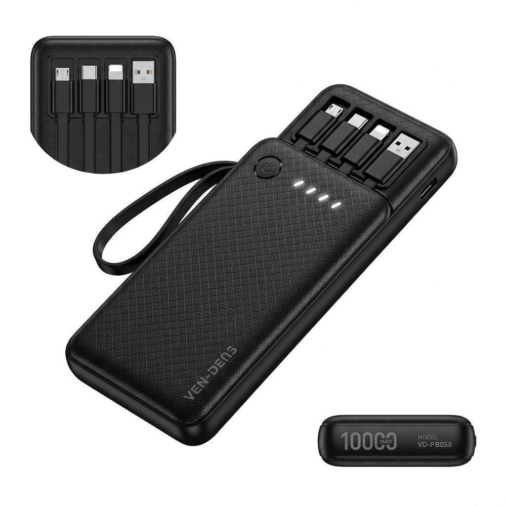 VEN-DENS 10000mAh Power Bank – VD-PB058 - Image 4
