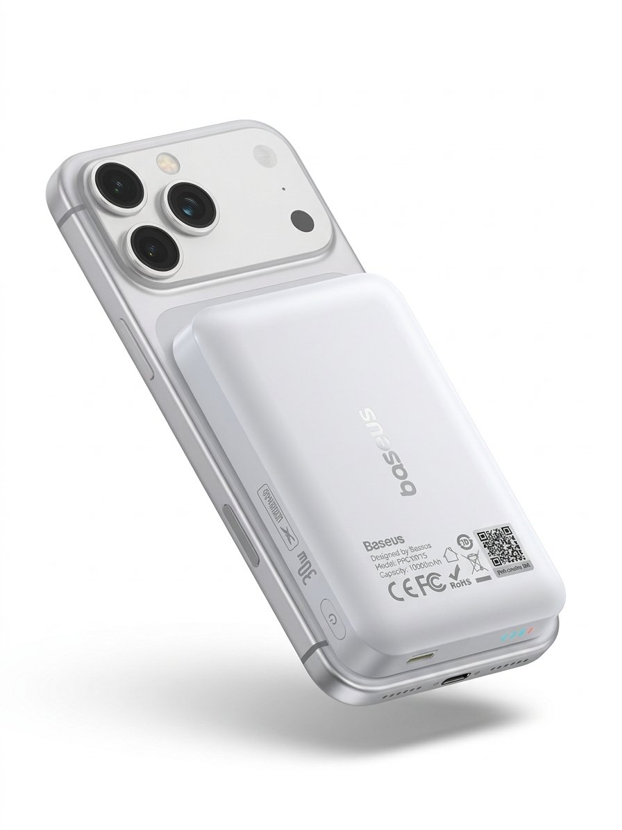 Baseus Magnetic Wireless Charging Power Bank – 30W - Image 3