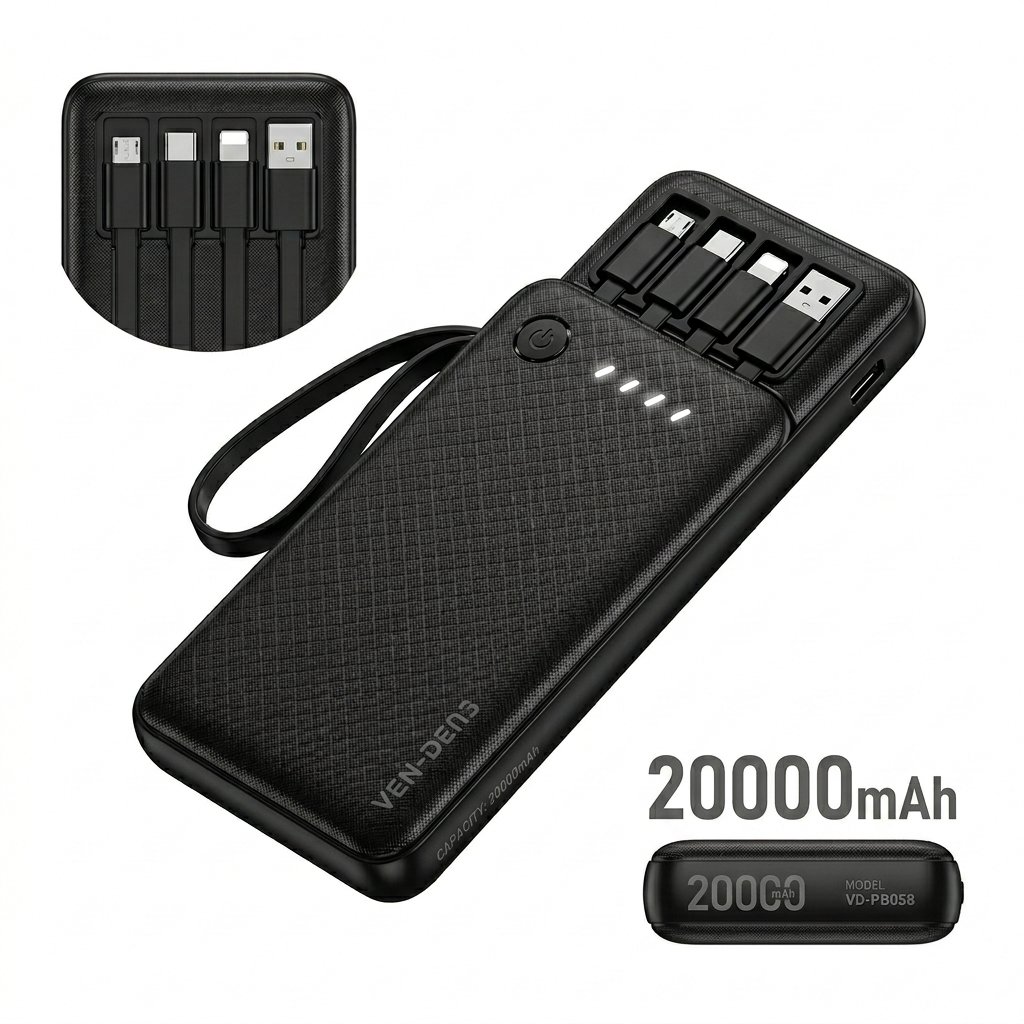 VEN-DENS 20000mAh Power Bank – VD-PB061 - Image 3